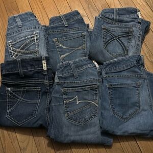 Lot of Ariat 25's, regular and long lenths